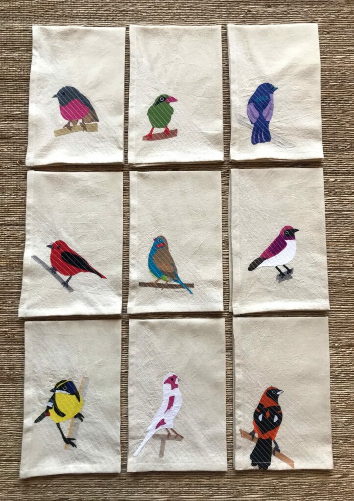 Bird Kitchen Towel Set I of 3 Calyz Textiles