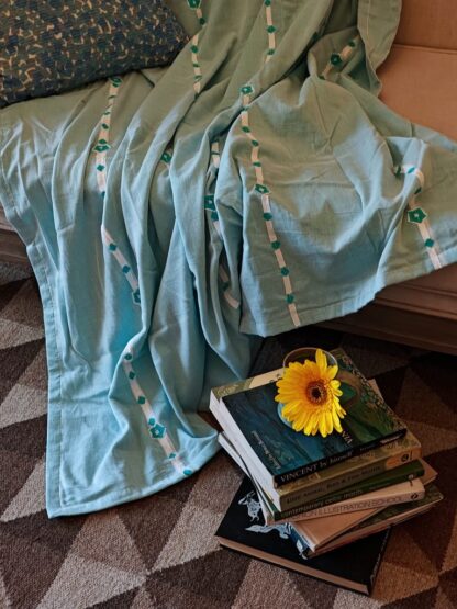 Calyz Layered Blue Summer Throw